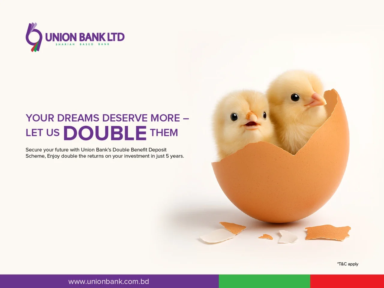 Union Bank double benefit scheme